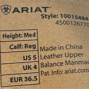 Ariat Tall Boots